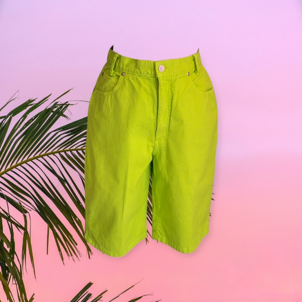 Vintage Green 80s Shorts